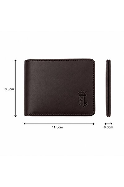 FEATHERLAND Men's Genuine Leather Bifold Wallet with ID Window, Multiple Card Slots, Cash Compartment, Slim Classic Purse for Everyday Use and Gift