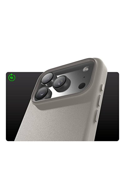 NO BRAND Husă din piele cu MagSafe Elago iPhone 17 Pro Max Gri deschis