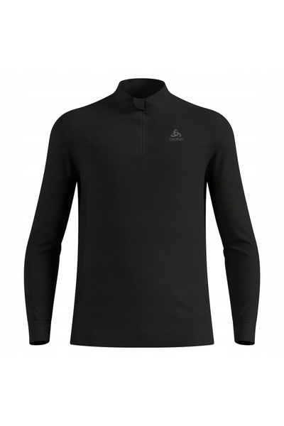 Odlo Tricou termic pentru bărbați Merino 200 Bl, cu guler înalt și mânecă lungă