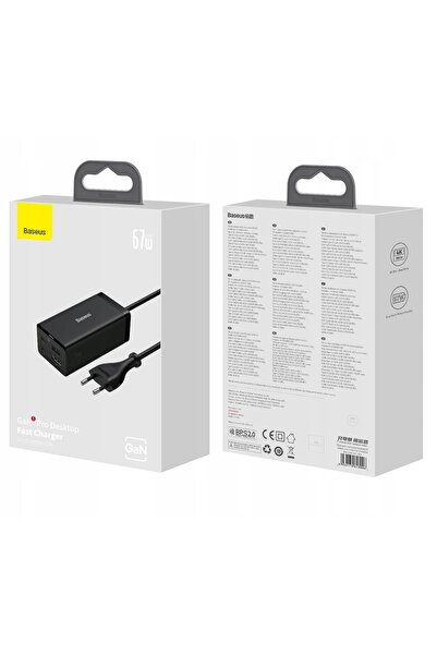 NO BRAND Adaptor de alimentare 2-în-1 GaN5 Pro + Hub convertor HDMI 4K 2x USB...