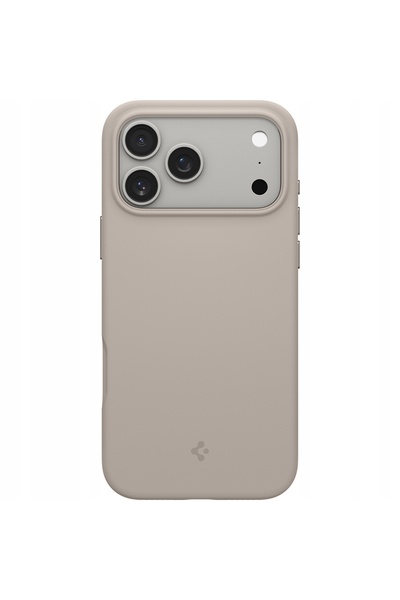 Spigen Husă de silicon Fit MAG MagSafe pentru iPhone 17 Pro, culoare piatră