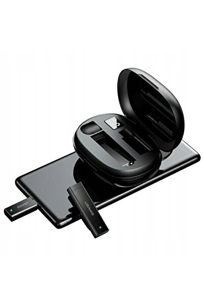 NO BRAND USAMS ENC 2.4G Microfon Lavalieră Wireless cu Conector Lightning, Mi...