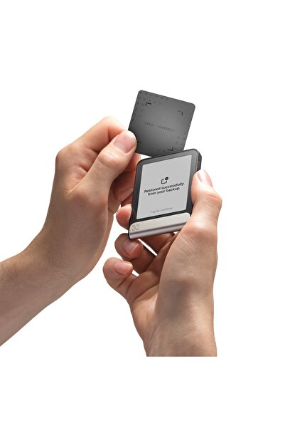 NO BRAND Ledger Flex – Portofel pentru chei de criptomonede, E-Ink, Bluetooth...