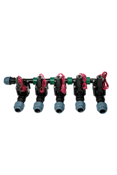 LoveMyGarden Distribuitor cu 5 secțiuni Hunter PGV 100 pentru țeavă PE 25mm I...