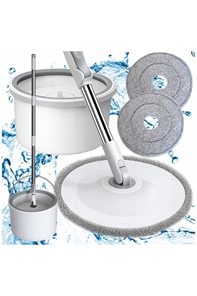 NO BRAND Set găleată cu mop rotativ 360°, 2 lavete din microfibră, sistem de ...