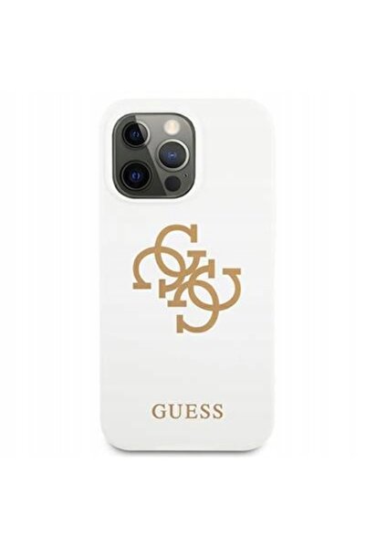 NO BRAND Husă Guess din silicon cu logo 4G pentru iPhone 13 mini, husă din si...