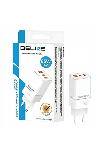 NO BRAND Încărcător de perete Beline 65W GaN 2xUSB-C PD 3.0 + 1xUSB-A QC 3.0 ...