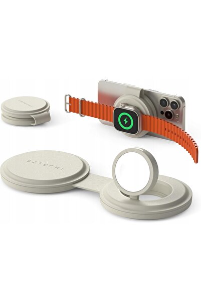 NO BRAND Încărcător prin inducție pentru iPhone Apple Watch de călătorie Mags...