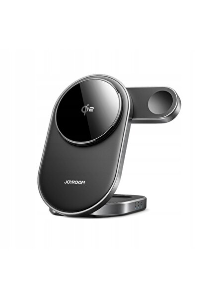 NO BRAND Încărcător wireless prin inducție 3 în 1 pentru telefon, ceas și căș...