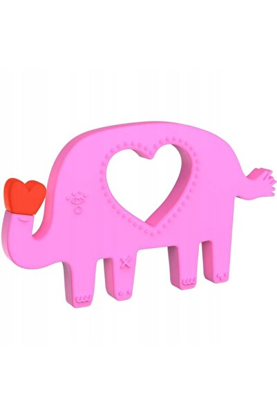 NO BRAND Jucărie de dentiție din silicon, elefant, Manhattan Toy