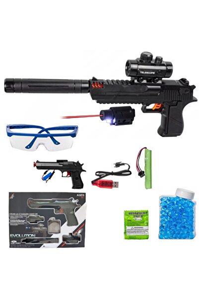 Poszukiwacze Frajdy Pistol cu bile de gel Glock automat, vizor laser, ochelar...