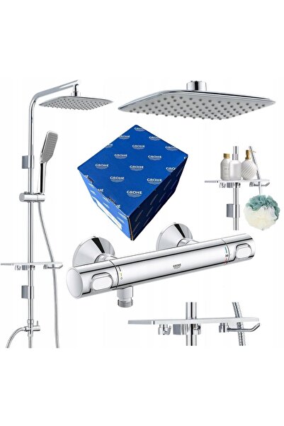 Grohe Baterie de duș de perete Precision Flow crom StarLight EcoJoy