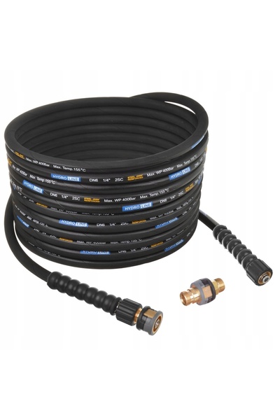 Hydroline Furtun de 20 m pentru aparatul de spălat KARCHER HD HDS, prelungito...