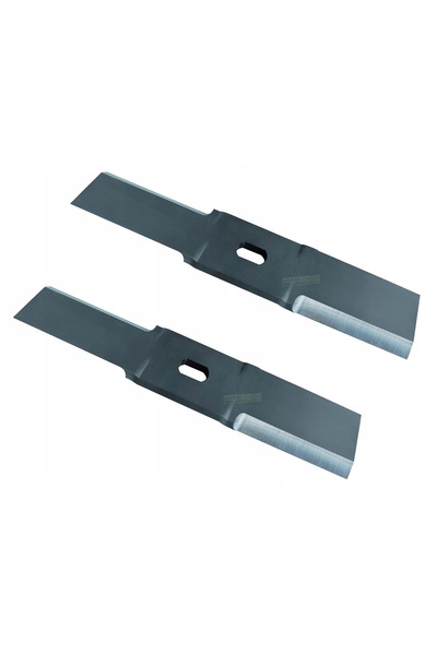 NO BRAND 2 lame de 19.5CM pentru tocător de grădină Grizzly EMH 2440 / EGH 2440