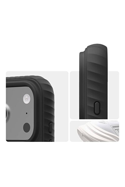 NO BRAND Husă de silicon Elago Ridge cu MagSafe pentru iPhone 17 Pro Negru
