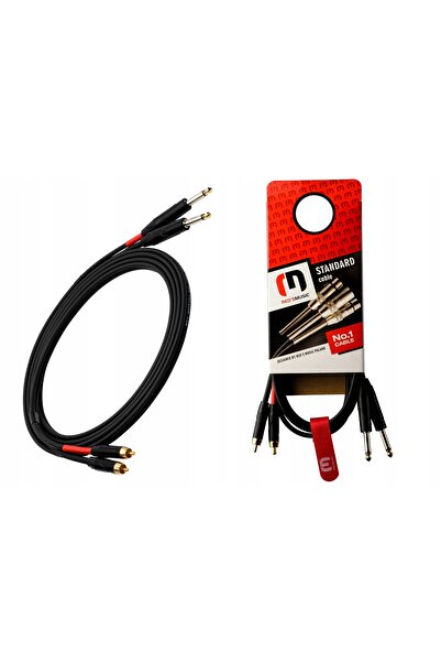 NO BRAND RED'S MUSIC AU1450BLK cablu 2x jack 6.3 / 2x RCA