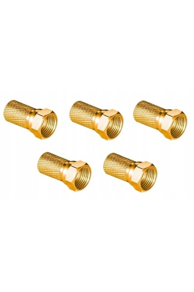 Libox CONECTOR F PENTRU ANTENĂ, CAPĂT DE CABLU CONCENTRIC CU CU GOLD 6,8 mm -...