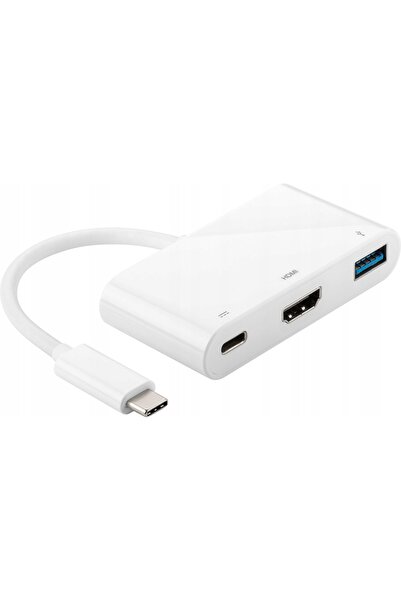 MicroConnect Adaptor multiport USB-C hub 0,20m