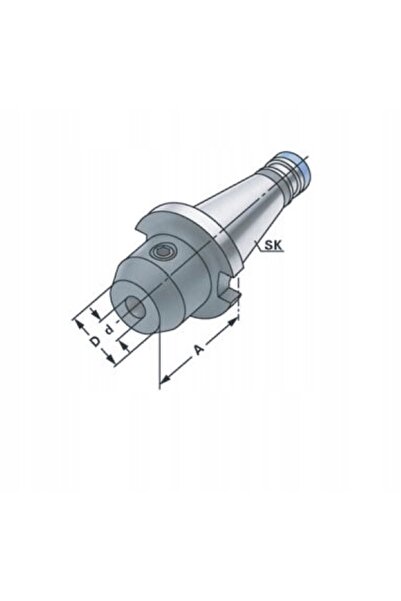 NO BRAND Mandrină de prindere Weldon ISO30 14 mm DIN2080