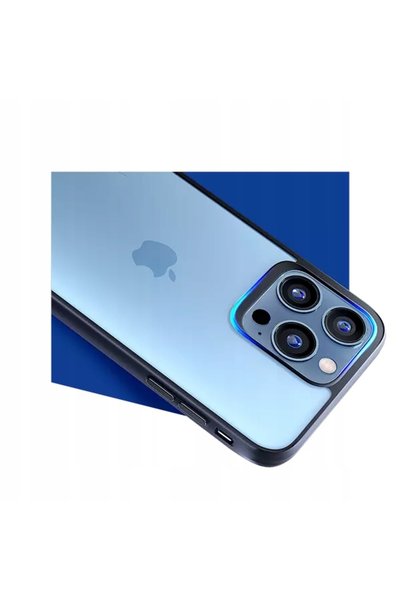 3MK Apple iPhone 15 Pro - Husă Satin Armor + Albastru