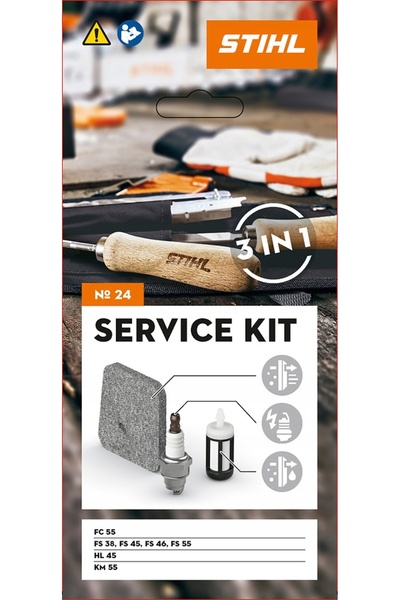 NO BRAND 24 Kit de service STIHL Filtru bujie FS 38 45 46 55