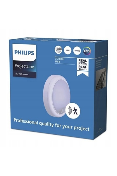Philips Aplică de perete cu senzor de mișcare și senzor de apus LED 15W IP54 (N)