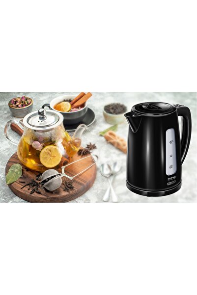 MPM Fierbător electric fără fir negru