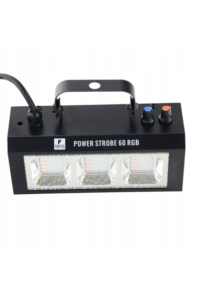 NO BRAND Stroboscop LED POWER STROBE 60 RGB reflector stroboscopic