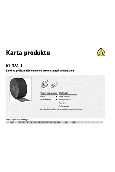 NO BRAND Rolă abrazivă de hârtie 150mm GR 100 50MB
