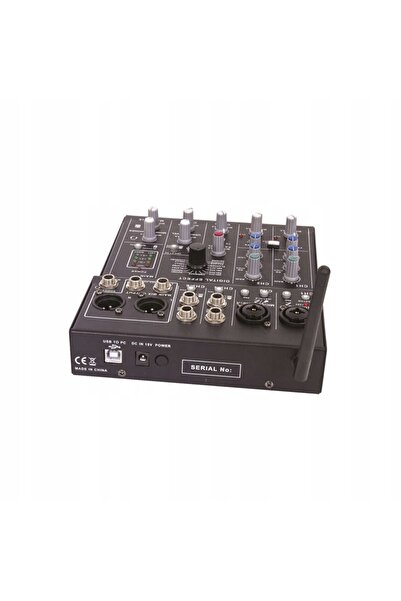 NO BRAND Mixer audio cu 6 canale, Bluetooth și placă de sunet DSP