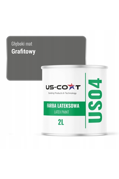 NO BRAND Vopsea latex de perete grafit H1213 2L mat intens pentru pereți și t...