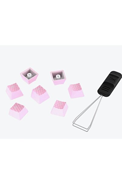 HyperX Taste de tastatură din cauciuc pentru tastaturi mecanice, roz