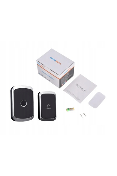 NO BRAND Sonerie wireless pentru poartă, alimentată cu baterii, impermeabilă,...