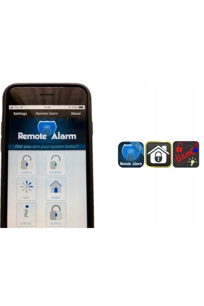 NO BRAND ELMES CB32GN Sistem de alarmă wireless central GSM SMS Aplicație CLI...