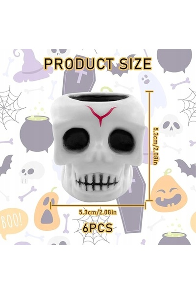 Prezent 6 BUCĂȚI JUCĂRII ANTI-STRESS DE HALLOWEEN, CADOURI/ATENȚII CU LILIAC,...