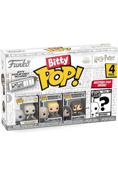 Funko VOLDEMORT PACHET DE 4 BITY POP! HARRY POTTER + MINIFIGURINA - CADOU