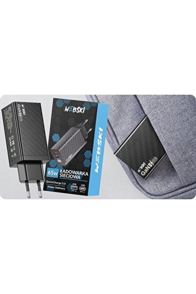 NO BRAND Încărcător rapid puternic Power Delivery 65W USB-C