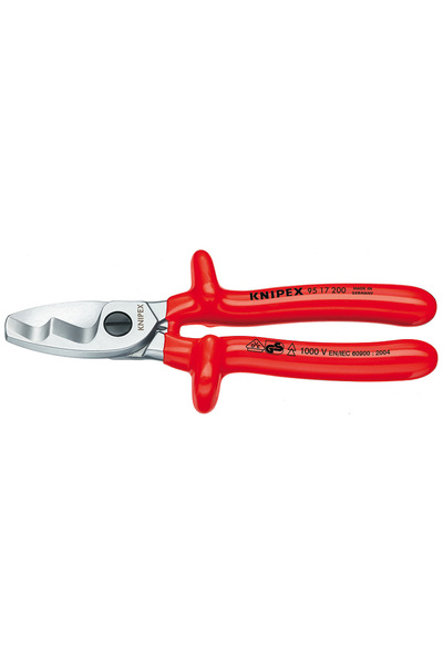 Knipex Foarfecă pentru cabluri cu tăiș dublu 200 mm 9517200