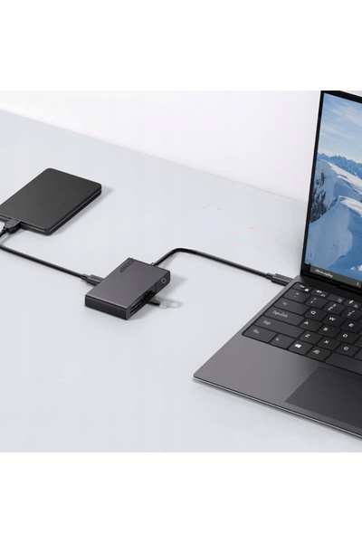 Anker 332 USB-C 5 în 1 Dock 4K HDMI 100W negru