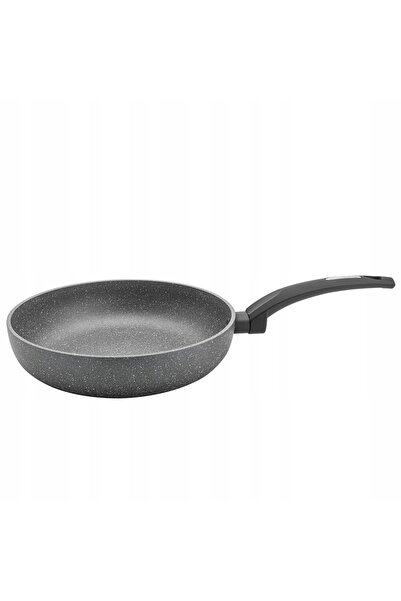 FLORINA Tigaie din piatră vulcanică, gri, de 26 cm, pentru prăjit.