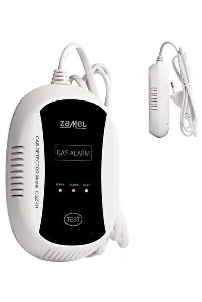 ZAMEL CGZ-01 SENZOR DETECTOR DE GAZ GPL ȘI METAN, CONECTAT LA REȚEA 230V