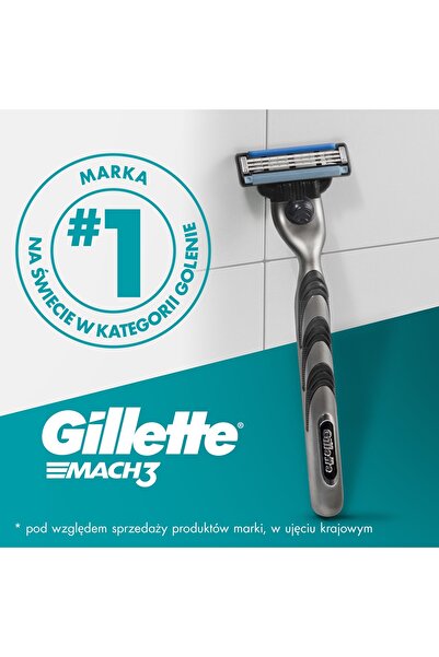 Gillette Golarka Mach3 + 12 lame Negru