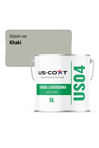 NO BRAND Vopsea latex de perete, culoare kaki, H1747, 5L, mat profund, pentru...