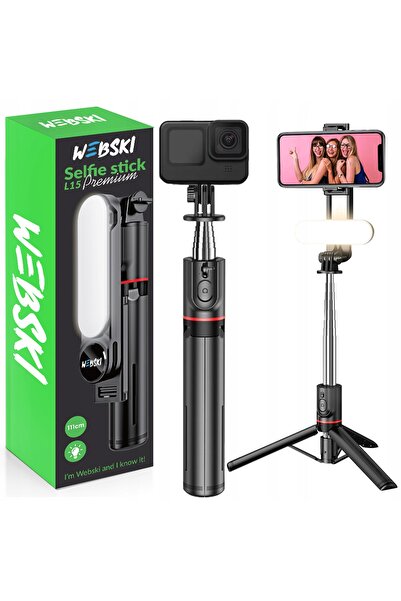 NO BRAND Kijek Selfie Trepied Premium pentru Desene Animate +LED