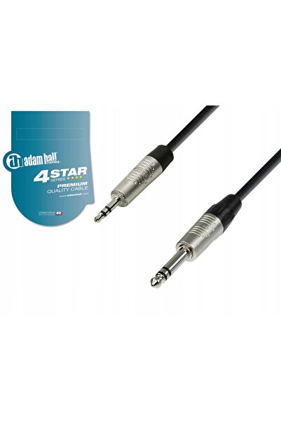 NO BRAND Adam Hall K4BVW0150 Cablu audio AUX Jack 6.3 mm - Jack 3.5 mm Stereo...