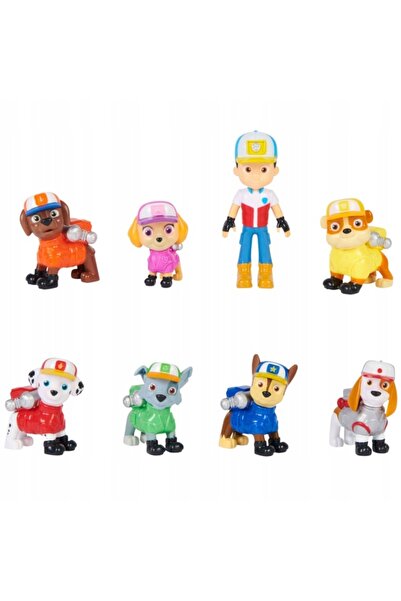 Spin Master Toys Far East SET PATRULA PSI 8 FIGURINE ECHIPA RESCUE WHEELS Boo...