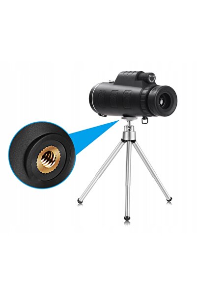 NO BRAND Monocular APEXEL 40x 60 mm 40x60 + Trepied Suport pentru telefon sma...