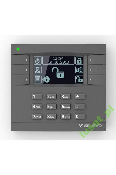NO BRAND MANIPULATOR LCD GENEVO PRiMA LCD GY-BK TASTATURĂ NEAGRĂ RGB PRiMA