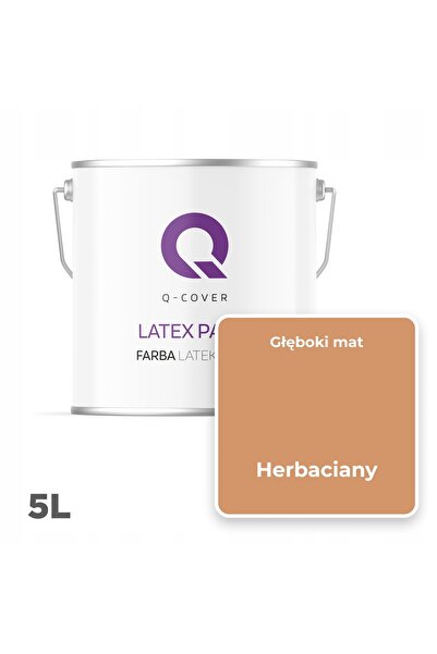 NO BRAND Vopsea latex pentru pereți, culoare ceai, H6135, 5L, mată, producător.