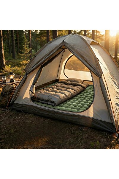 NO BRAND Saltea gonflabilă dublă pentru camping turistic, covoraș pentru cort